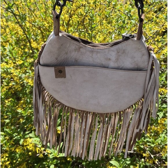 New STS Ranchwear Cremello Nellie Fringe Concealed Carry Shoulder Bag Western - Picture 3 of 12